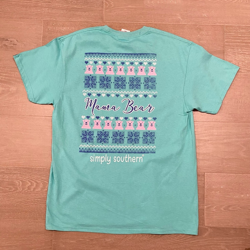 Women’s Simply Southern Mama Bear Shirt, Adult Small and Large